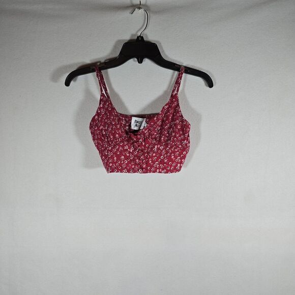 Princess Polly Women's Red Corset Tank Top Sleeveless Underwire Size 2 - Picture 1 of 11